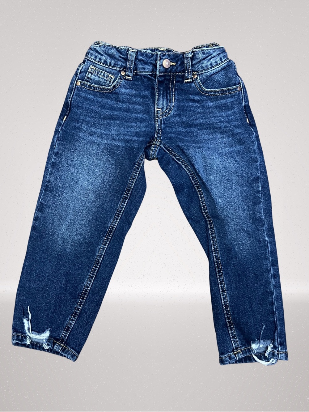 Girls Size 5 Jean Bundle | Cat & Jack Bootcut + Wonder Nation Slouchy Straight